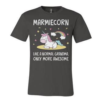 Marmie Grandma Gift Marmie Unicorn Unisex Jersey Short Sleeve Crewneck Tshirt - Seseable