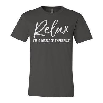 Massage Therapist V2 Unisex Jersey Short Sleeve Crewneck Tshirt | Favorety DE