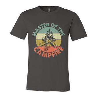Master Of The Campfire Dad Camping Camping Dad Unisex Jersey Short Sleeve Crewneck Tshirt - Monsterry CA