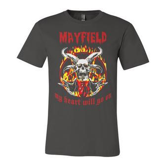 Mayfield Name Gift Mayfield Name Halloween Gift Unisex Jersey Short Sleeve Crewneck Tshirt - Seseable