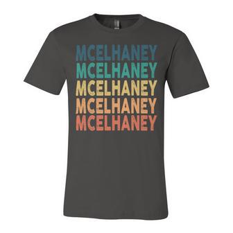 Mcelhaney Name Shirt Mcelhaney Family Name Unisex Jersey Short Sleeve Crewneck Tshirt - Monsterry UK