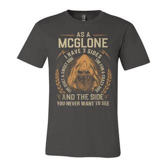 Mcglone Name Shirt Mcglone Family Name Unisex Jersey Short Sleeve Crewneck Tshirt - Monsterry UK