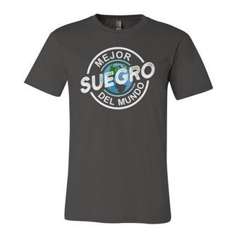 Mejor Suegro Del Mundo Spanish Father In Law Fathers Day Jersey T-Shirt | Mazezy