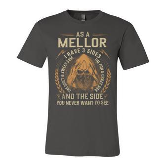 Mellor Name Shirt Mellor Family Name Unisex Jersey Short Sleeve Crewneck Tshirt - Monsterry UK