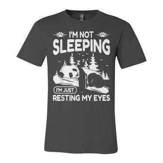 Mens Im Not Sleeping Im Just Resting My Eyes Dad Apparel Unisex Jersey Short Sleeve Crewneck Tshirt - Seseable