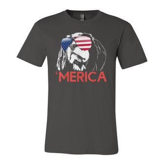 Merica Cavalier King Charles Spaniel American Flag Jersey T-Shirt | Mazezy