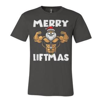 Merry Liftmas 300 Trending Shirt Unisex Jersey Short Sleeve Crewneck Tshirt | Favorety CA