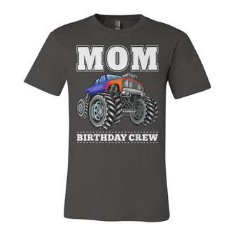 Mom Birthday Crew Monster Truck Theme Party Unisex Jersey Short Sleeve Crewneck Tshirt - Seseable