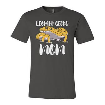 Mom Of A Leopard Gecko Cute Lizard Reptile Jersey T-Shirt | Mazezy