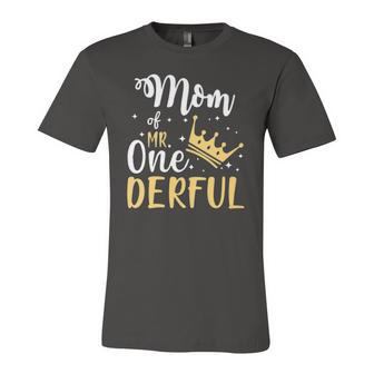 Mom Of Mr Onederful 1St Birthday One-Derful Matching Jersey T-Shirt | Mazezy