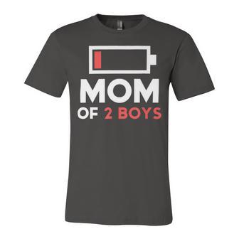 Mom Of 2 Boys Shirt From Son Mothers Day Birthday Women Active 154 Trending Shirt Unisex Jersey Short Sleeve Crewneck Tshirt | Favorety UK