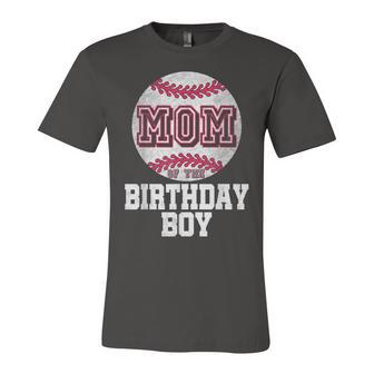Mom Of The Birthday Boy Baseball Player Vintage Retro Unisex Jersey Short Sleeve Crewneck Tshirt - Seseable
