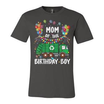 Mom Of The Birthday Boy Garbage Truck Unisex Jersey Short Sleeve Crewneck Tshirt - Seseable