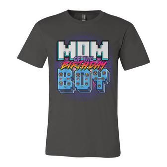 Mom Of The Birthday Boy Matching Family Video Game Party Unisex Jersey Short Sleeve Crewneck Tshirt - Seseable