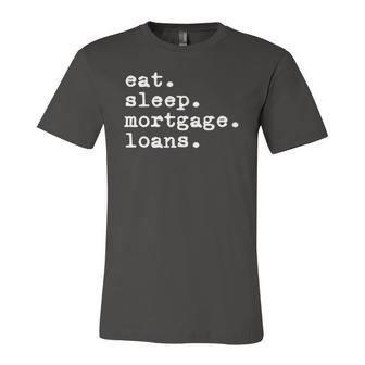 Mortgage Loan Processor Loan Officer Life Routine Broker Jersey T-Shirt | Mazezy