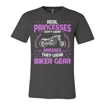 Motorcycle Real Princesses Wear Biker 483 Shirt Unisex Jersey Short Sleeve Crewneck Tshirt | Favorety UK