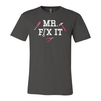 Mr Fix It Fathers Day Hand Tools Papa Daddy Jersey T-Shirt | Mazezy