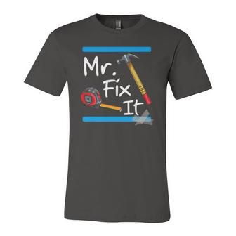 Mr Fix It Fixer Upper Tools Jersey T-Shirt | Mazezy