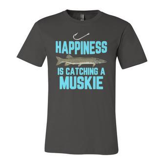 Muskie Fishing Freshwater Fish Kids Jersey T-Shirt | Mazezy