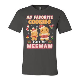 My Favorite Cookies Call Me Meemaw 882 Shirt Unisex Jersey Short Sleeve Crewneck Tshirt | Favorety DE