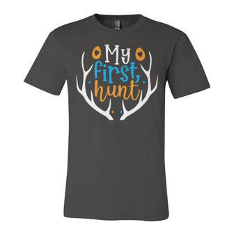 My First Hunt 706 Trending Shirt Unisex Jersey Short Sleeve Crewneck Tshirt | Favorety