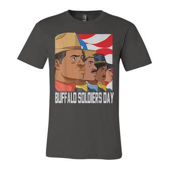 National Buffalo Soldiers Day July 28Th Patriotic Gift Unisex Jersey Short Sleeve Crewneck Tshirt - Seseable