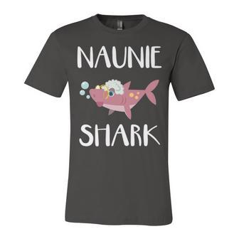 Naunie Grandma Gift Naunie Shark V2 Unisex Jersey Short Sleeve Crewneck Tshirt - Seseable