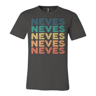 Neves Name Shirt Neves Family Name Unisex Jersey Short Sleeve Crewneck Tshirt - Monsterry AU