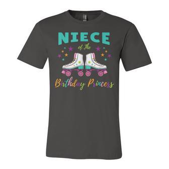 Niece Of The Birthday Princess Roller Skating Unisex Jersey Short Sleeve Crewneck Tshirt - Seseable