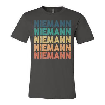 Niemann Name Shirt Niemann Family Name Unisex Jersey Short Sleeve Crewneck Tshirt - Monsterry