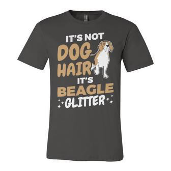 Not Dog Hair Beagle Glitter Pet Owner Dog Lover Beagle 61 Beagle Dog Unisex Jersey Short Sleeve Crewneck Tshirt - Seseable