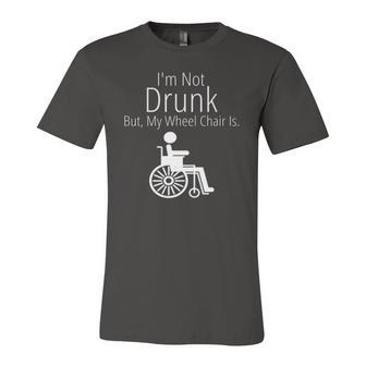 Im Not Drunk But My Wheelchair Is Jersey T-Shirt | Mazezy
