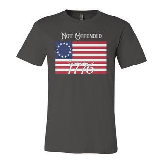 Not Offended 1776 Vintage Betsy Ross Flag Usa 2Nd Amendment Jersey T-Shirt | Mazezy