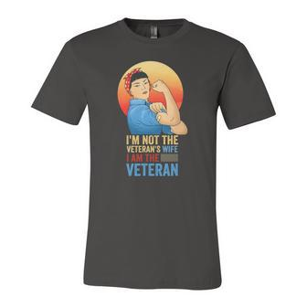Im Not The Veterans Wife Im The Veteran Veterans Day Jersey T-Shirt | Mazezy