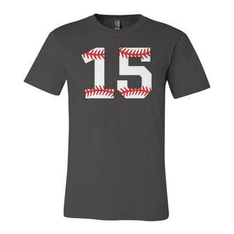 Number 15 Fifteen Baseball Lucky Favorite Jersey Number Jersey T-Shirt | Mazezy