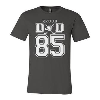 Number 85 Custom Proud Hockey Dad Personalized For Jersey T-Shirt | Mazezy