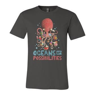 Oceans Of Possibilities Summer Reading 2022 Octopus Jersey T-Shirt | Mazezy