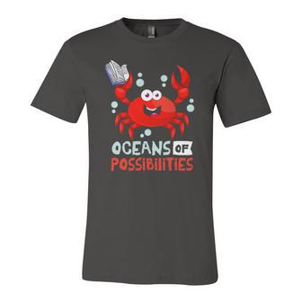 Oceans Of Possibilities Summer Reading 2022Crab Jersey T-Shirt | Mazezy