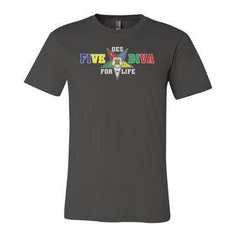 Oes Five Diva Order Of The Eastern Star Parents Day Jersey T-Shirt | Mazezy