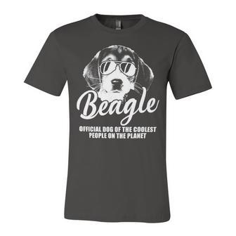 Official Dog Of The Coolest People 137 Beagle Dog Unisex Jersey Short Sleeve Crewneck Tshirt - Seseable