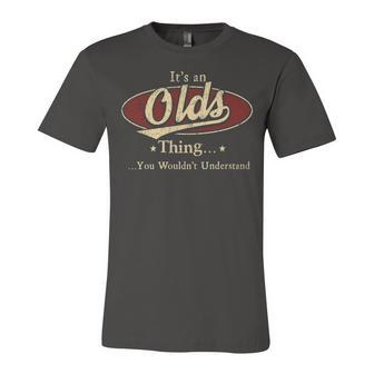 Olds Shirt Personalized Name Gifts T Shirt Name Print T Shirts Shirts With Name Olds Unisex Jersey Short Sleeve Crewneck Tshirt - Seseable