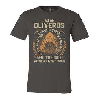 Oliveros Name Shirt Oliveros Family Name Unisex Jersey Short Sleeve Crewneck Tshirt - Monsterry DE