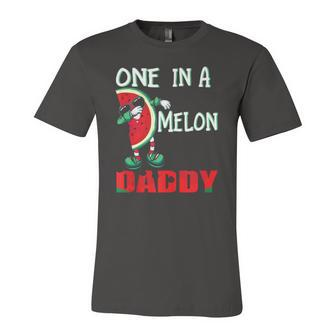 One In A Melon Daddy Dabbing Watermelon Jersey T-Shirt | Mazezy
