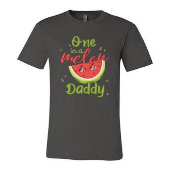 One In A Melon Daddy Watermelon Matching Jersey T-Shirt | Mazezy