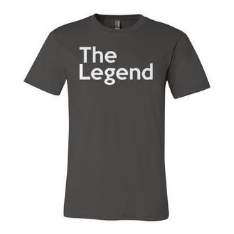 The Original The Copy The Legend For Dad And Son Jersey T-Shirt | Mazezy