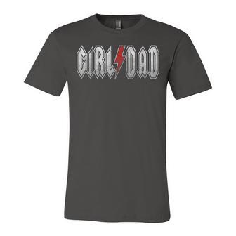Outnumbered Dad Of Girls Fathers Day For Girl Dad V2 Jersey T-Shirt | Mazezy