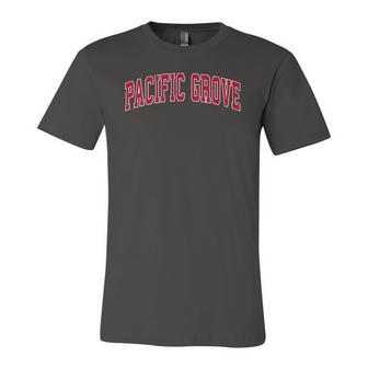 Pacific Grove California Ca Vintage Sports Red Jersey T-Shirt | Mazezy