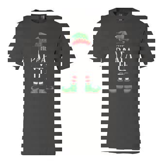 Papa Elf Matching Group Xmas Christmas Jersey T-Shirt | Mazezy