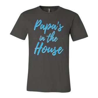 Papas In The House Jersey T-Shirt | Mazezy