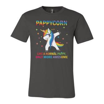 Pappycorn Dabbing Unicorn Pappy Jersey T-Shirt | Mazezy